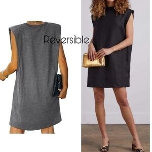 NWT Gabrielle Union New York & Company REVERSIBLE Sleeveless Dress Size XL